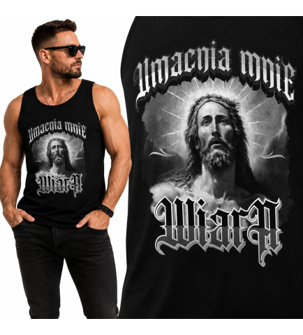 tank-top Chrześcijański   Umacnia mnie  Wiara